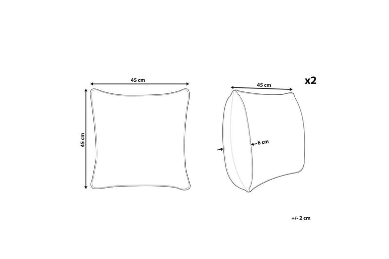 Prydnadskuddar Wisteria set om 2 - Textilier & mattor - Kuddar & plädar