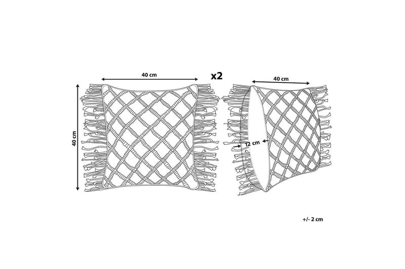 Prydnadskuddar Yaniklar set om 2 - Textilier & mattor - Kuddar & plädar
