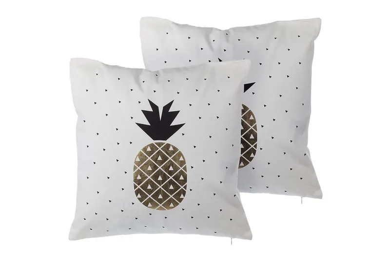 Prydnadskuddar Yasmin set om 2