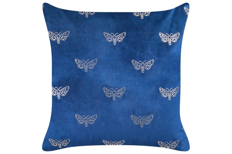 Prydnadskuddar Yuzuri set om 2 Blå/Silver - Blå/Silver - Textilier & mattor - Kuddar & plädar