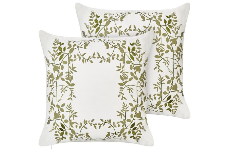 Prydnadskuddar Zaleya set om 2 Fyrkantig, Fyrkantig