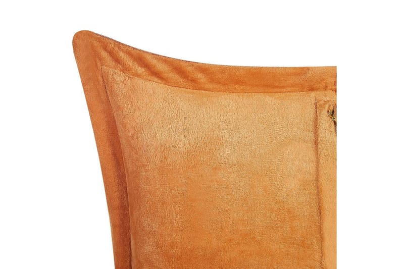 Prydnadskuddar Zinnia set om 2 Orange, Fyrkantig - Orange, Fyrkantig - Textilier & mattor - Kuddar & plädar