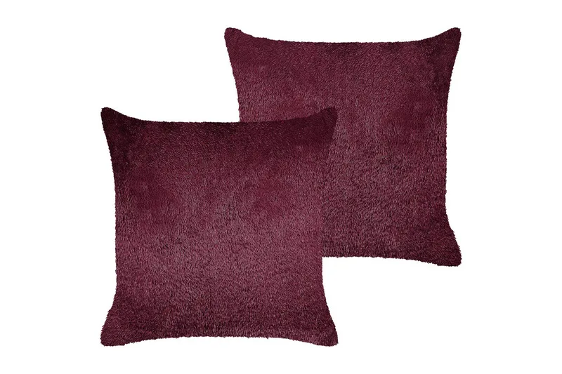 Prydnadskuddar Pilea set om 2 Röd - Röd - Textilier & mattor - Kuddar & plädar - Utomhuskudde
