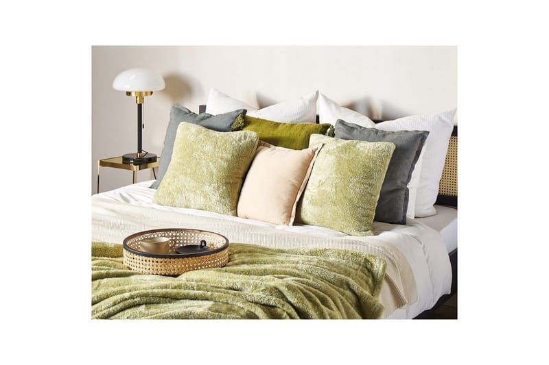 Prydnadskuddar Pilea Grön - Grön - Textilier & mattor - Kuddar & plädar - Utomhuskudde