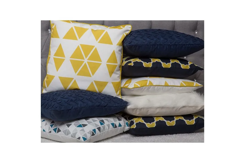 Prydnadskuddar Pansy set om 2 - Textilier & mattor - Kuddar & plädar - Utomhuskudde