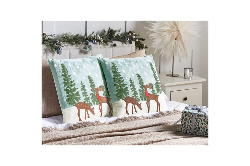 Prydnadskuddar Peppermint set om 2 - Textilier & mattor - Kuddar & plädar