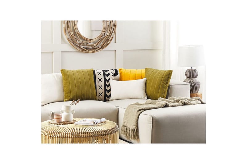 Prydnadskuddar Pumila set om 2 Grön - Grön - Textilier & mattor - Kuddar & plädar