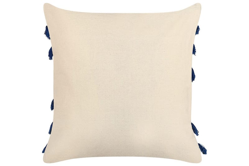 Prydnadskuddar Pleione set om 2 Beige/blå - Beige/blå - Textilier & mattor - Kuddar & plädar - Utomhuskudde