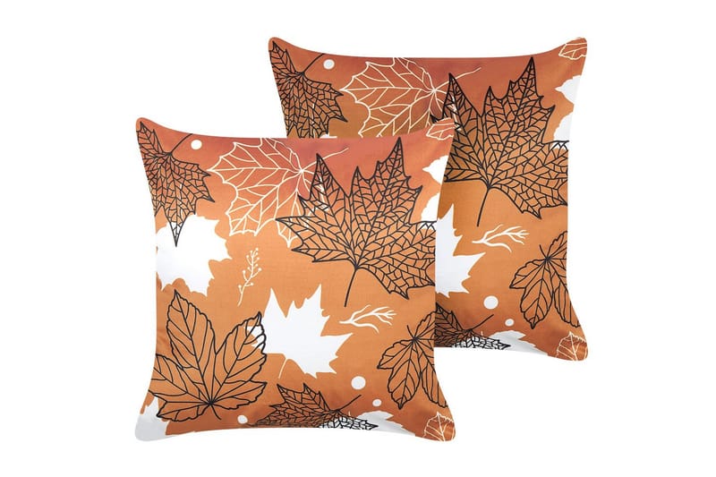 Prydnadskuddar Poinsettia set om 2 - Textilier & mattor - Kuddar & plädar