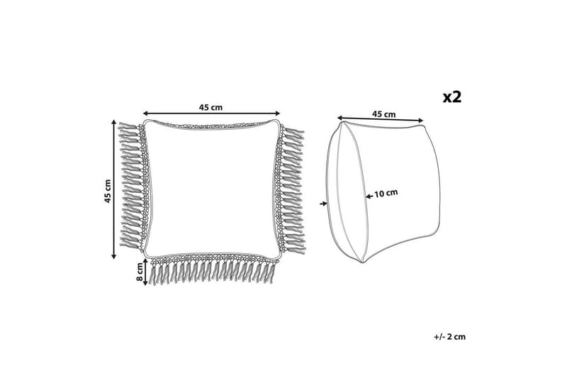 Prydnadskuddar Pallida set om 2 - Textilier & mattor - Kuddar & plädar - Utomhuskudde