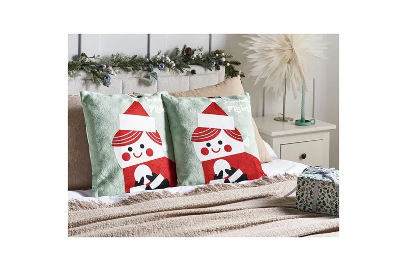 Prydnadskuddar Pudding set om 2 - Textilier & mattor - Kuddar & plädar