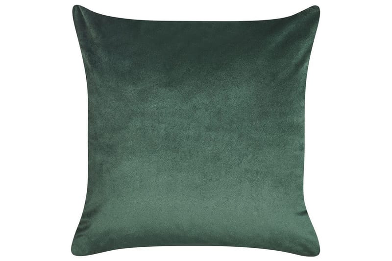 Prydnadskuddar Philodendron set om 2 Grön/guld - Grön/guld - Textilier & mattor - Kuddar & plädar