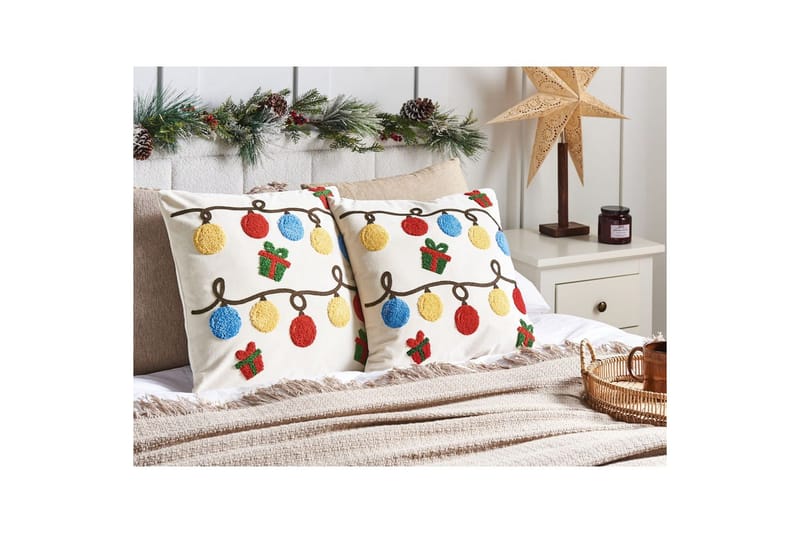 Prydnadskuddar Palmier set om 2 - Textilier & mattor - Kuddar & plädar - Utomhuskudde