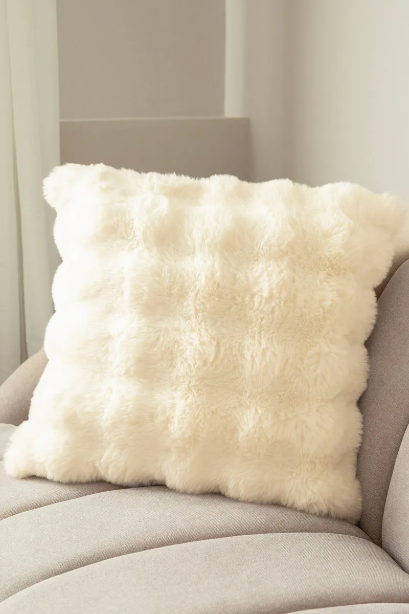 Prydnadskudde Bubble 50x50 cm - Creme - Textilier & mattor - Kuddar & plädar