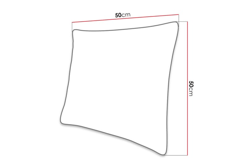 Aldbrough Prydnadskudde 50x50 cm - Röd - Textilier & mattor - Kuddar & plädar - Prydnadskuddar & kuddfodral