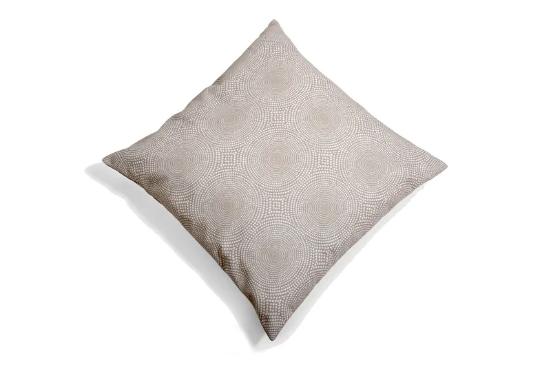 Fritab Dots Kuddfodral 60x60 cm, Beige/Vit
