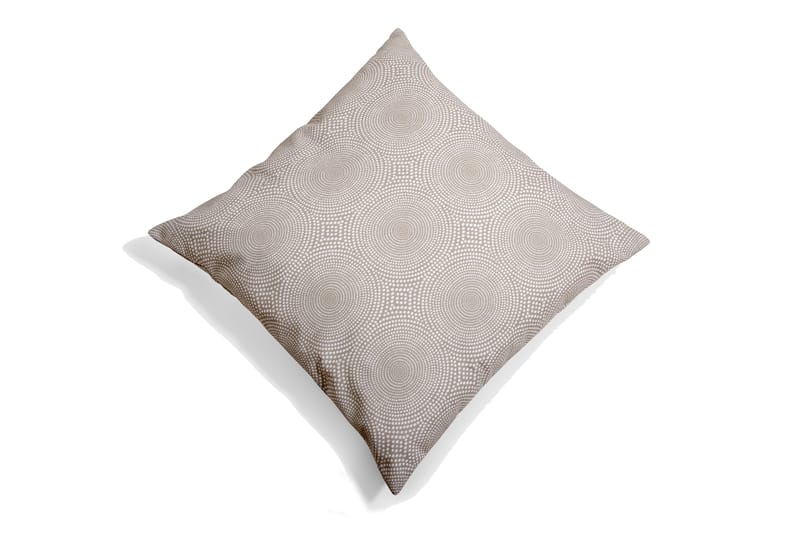 Fritab Dots Kuddfodral 60x60 cm, Beige/Vit