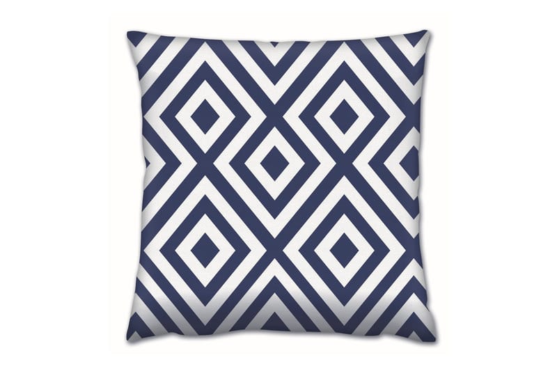 Gravel Kudde 43x43 cm, Mörkblå