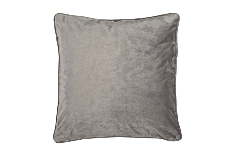VELUDO Kuddfodral 45x45 Sammet Grå - Textilier & mattor - Kuddar & plädar - Prydnadskuddar & kuddfodral