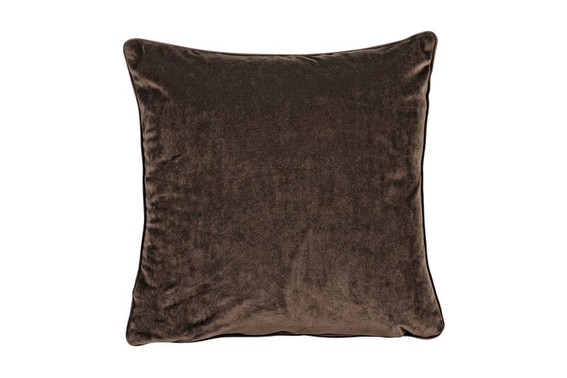 VELUDO Kuddfodral 45x45 Sammet Kaffe - Textilier & mattor - Kuddar & plädar - Prydnadskuddar & kuddfodral