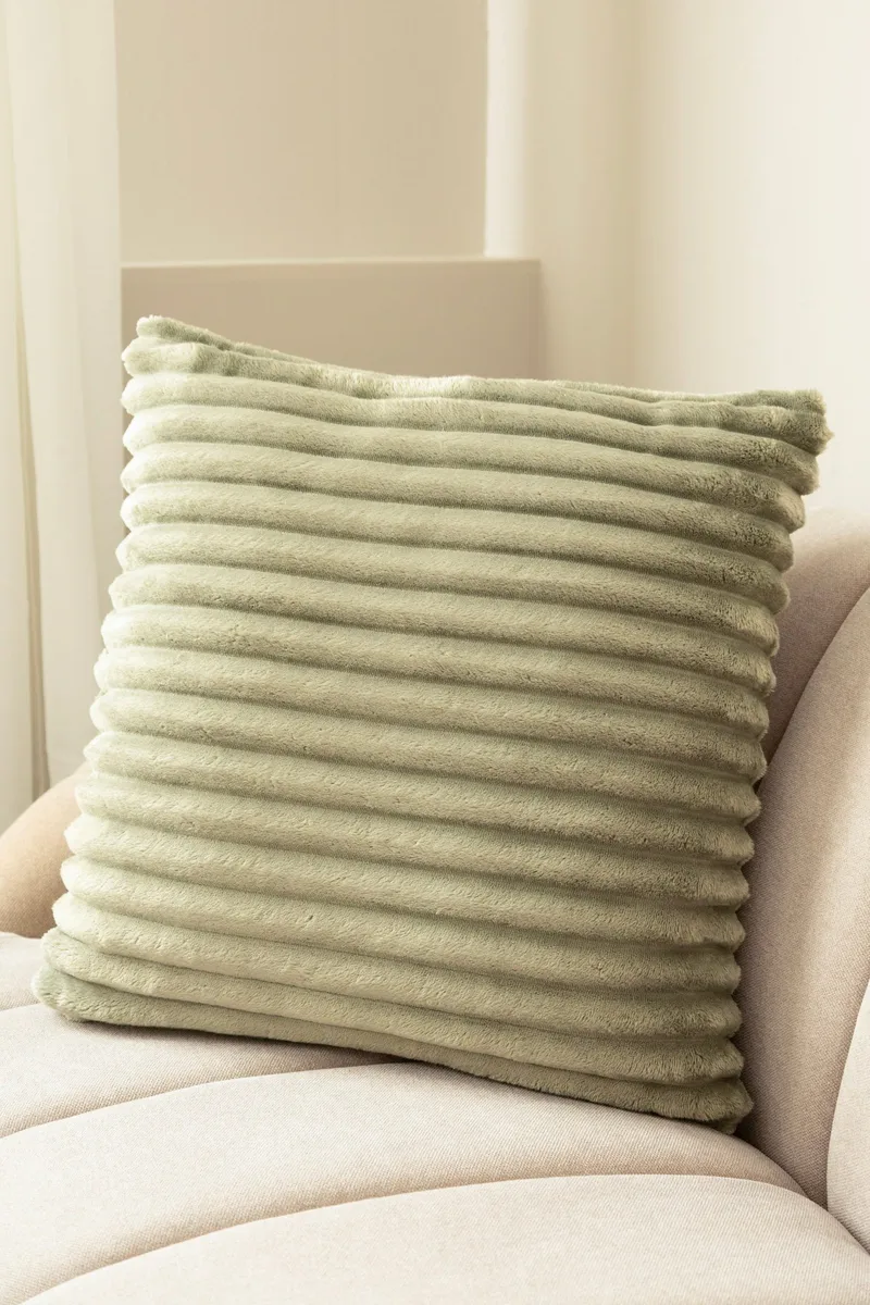 Prydnadskudde Stripe 50x50 cm - Green - Textilier & mattor - Kuddar & plädar