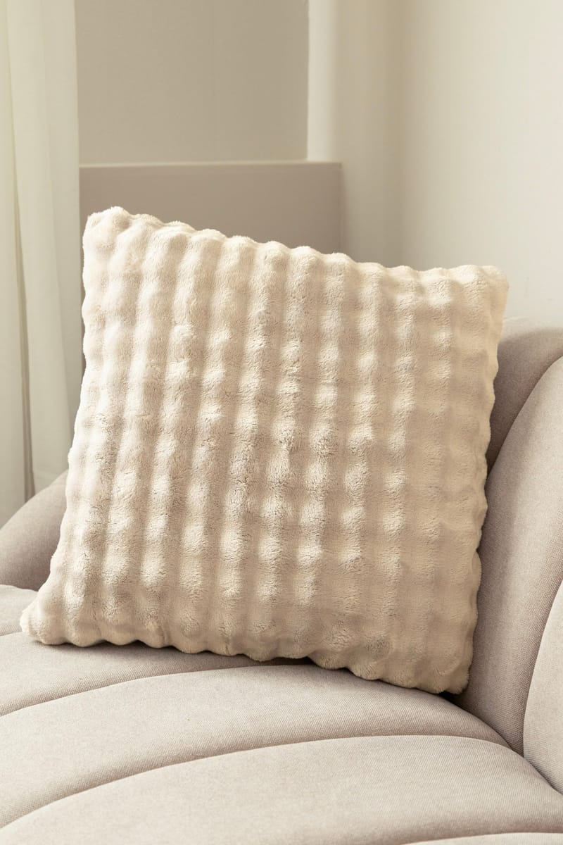 Prydnadskudde Pom Pom 50x50 cm - Silver - Textilier & mattor - Kuddar & plädar