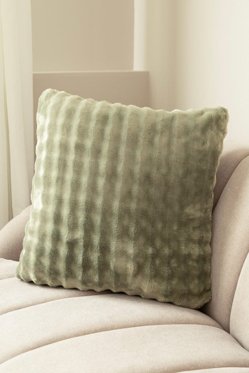 Prydnadskudde Pom Pom 50x50 cm - Grön - Textilier & mattor - Kuddar & plädar