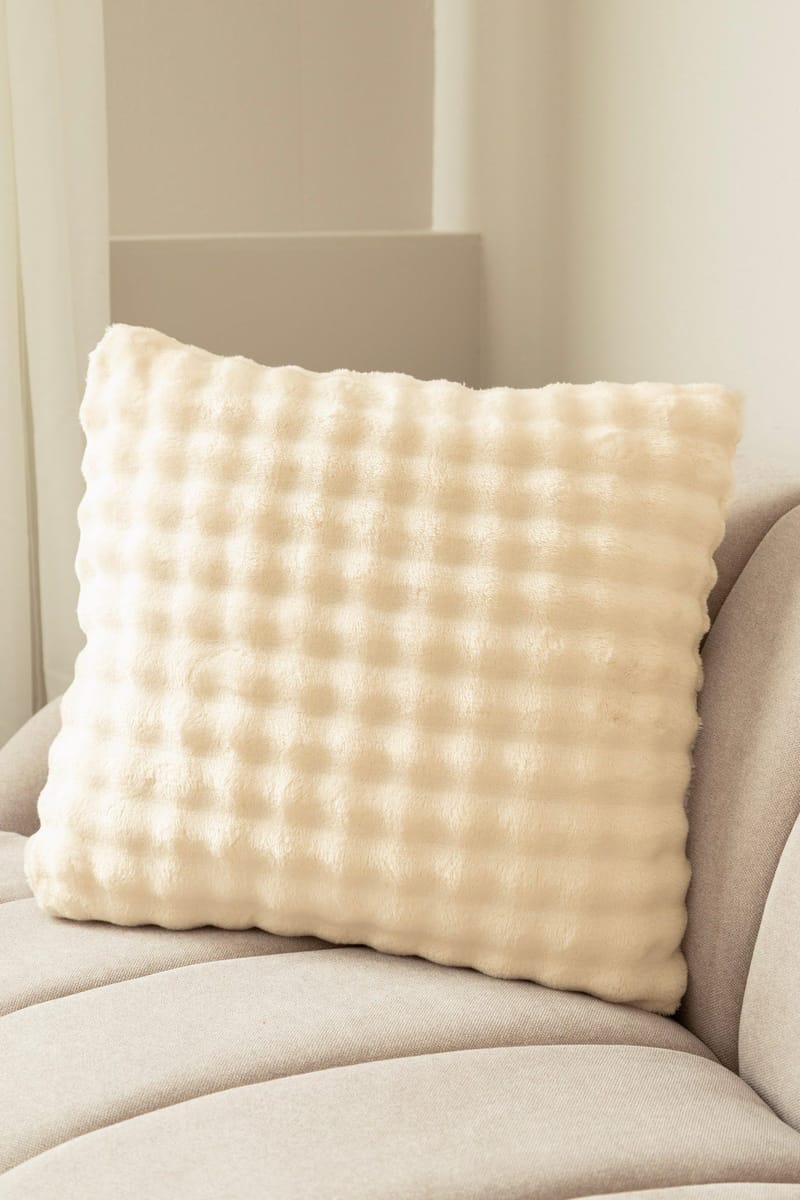 Prydnadskudde Pom Pom 50x50 cm - Krämvit - Textilier & mattor - Kuddar & plädar