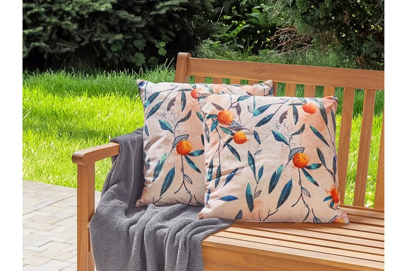 RICHELU Utomhuskudde 45x45 cm Orange - Textilier & mattor - Kuddar & plädar - Utomhuskudde