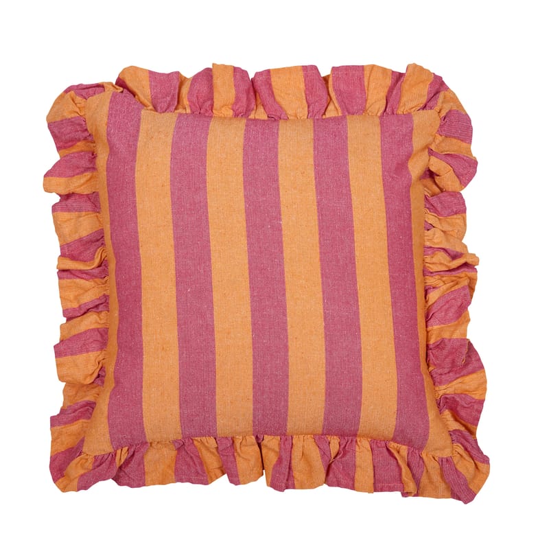 Rovik Kuddfodral 45x45 cm, Orange/Rosa