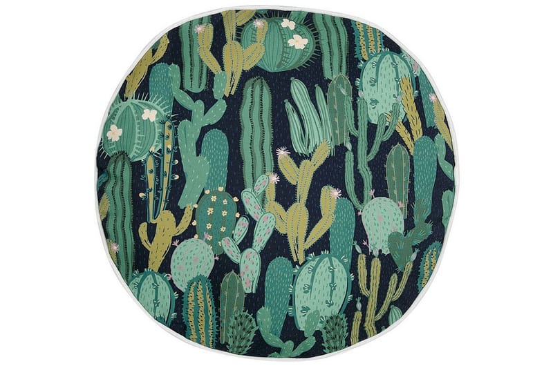 RUFFANO Utomhuskudde 40 cm Rund Grön/Blå - Textilier & mattor - Kuddar & plädar - Utomhuskudde