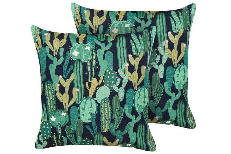 RUFFANO Utomhuskudde 45x45 cm Grön/Blå - Textilier & mattor - Kuddar & plädar - Utomhuskudde