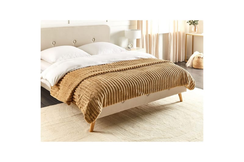 Sängöverkast Rakya Brun, 200x220 cm - Brun, 200x220 cm - Textilier & mattor - Kuddar & plädar - Filtar & plädar