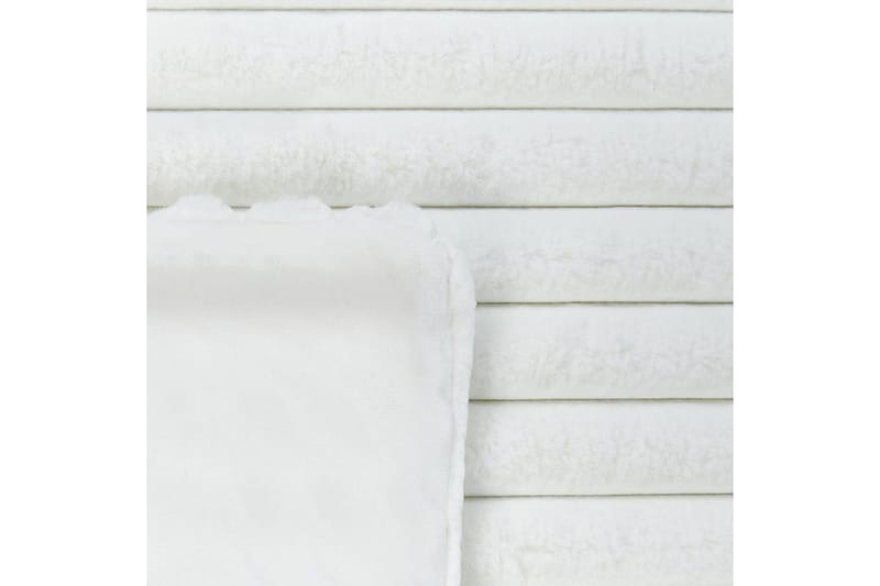 Sängöverkast Rakya Vit, 200x220 cm - Vit, 200x220 cm - Textilier & mattor - Kuddar & plädar - Filtar & plädar
