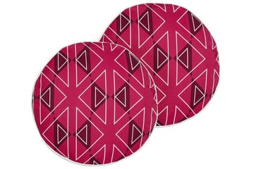 Santa Rosa Utomhuskudde 40 cm Rund - Rosa/Vit - Textilier & mattor - Kuddar & plädar - Utomhuskudde