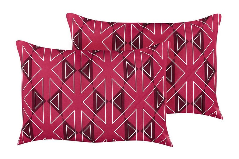 SANTA ROSA Utomhuskudde 42x60 cm Rosa/Vit - Textilier & mattor - Kuddar & plädar - Utomhuskudde