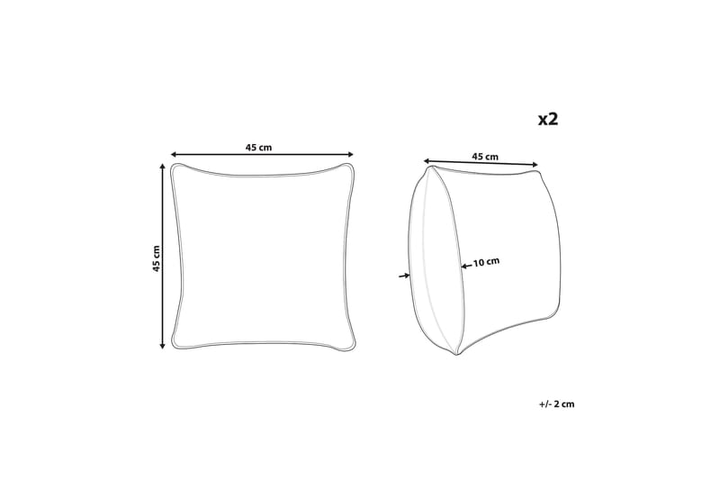 Santa Rosa Utomhuskudde 45x45 cm - Rosa/Vit - Textilier & mattor - Kuddar & plädar - Utomhuskudde