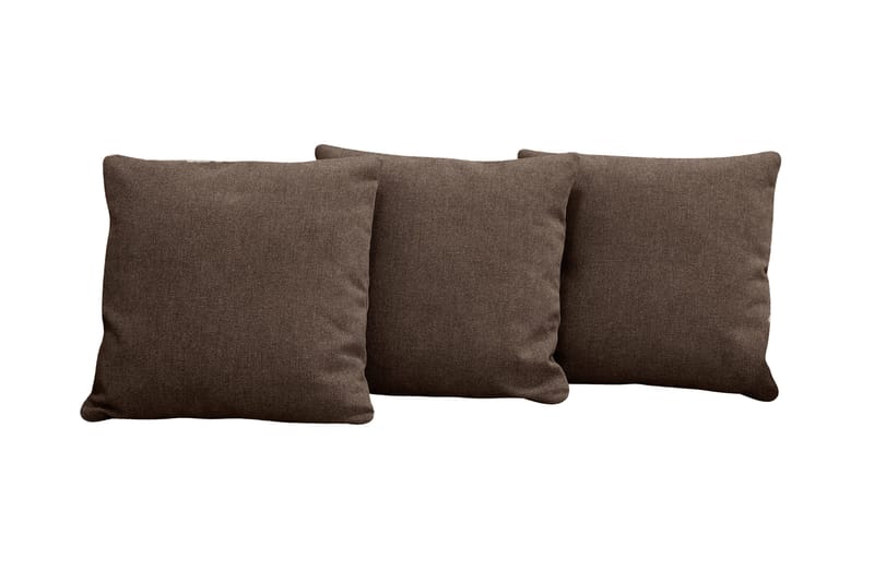 Scandi Dekorationskudde 3-pack - Mörkbrun - Textilier & mattor - Kuddar & plädar