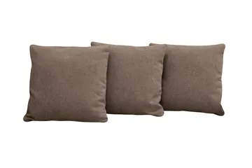 Scandi Dekorationskudde 3-pack - Mörkbrun - Textilier & mattor - Kuddar & plädar