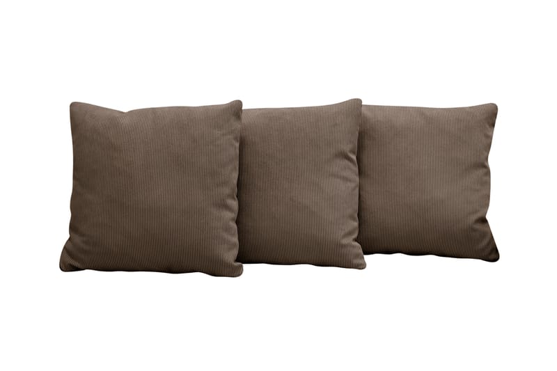 Scandi Dekorationskudde 3-pack - Mörkbrun - Textilier & mattor - Kuddar & plädar
