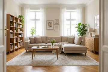 Scandi Dekorationskudde 3-pack - Ljusbrun - Textilier & mattor - Kuddar & plädar