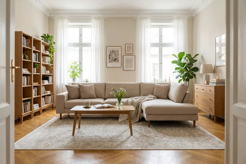 Scandi Dekorationskudde 3-pack - Ljusbrun - Textilier & mattor - Kuddar & plädar
