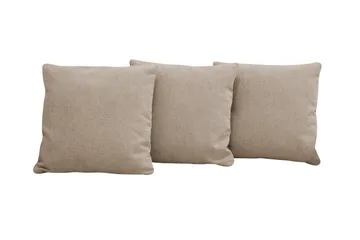 Scandi Dekorationskudde 3-pack - Ljusbrun - Textilier & mattor - Kuddar & plädar