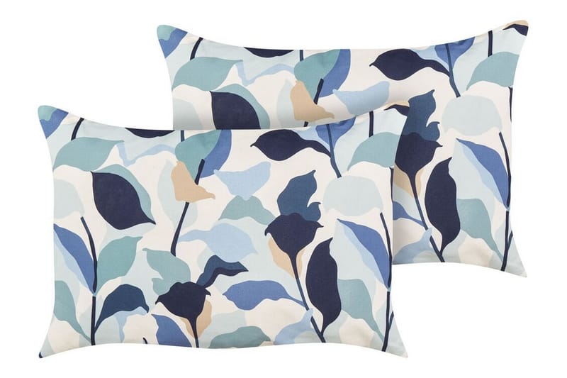 SMITHERS Utomhuskudde 42x60 cm Blå/Vit - Textilier & mattor - Kuddar & plädar - Utomhuskudde