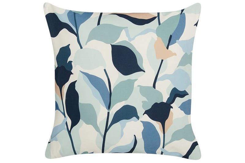 Smithers Utomhuskudde 45x45 cm, Blå/Vit