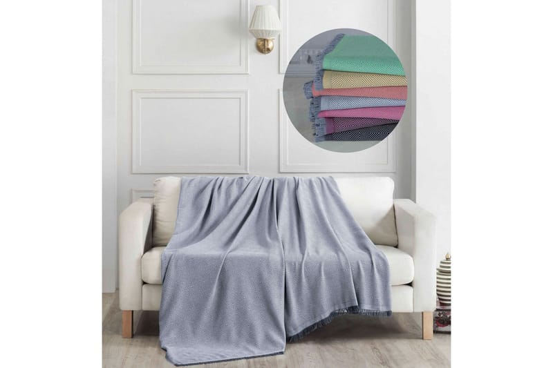 Sofföverdrag Athodna Grå - Grå - Textilier & mattor - Kuddar & plädar - Filtar & plädar