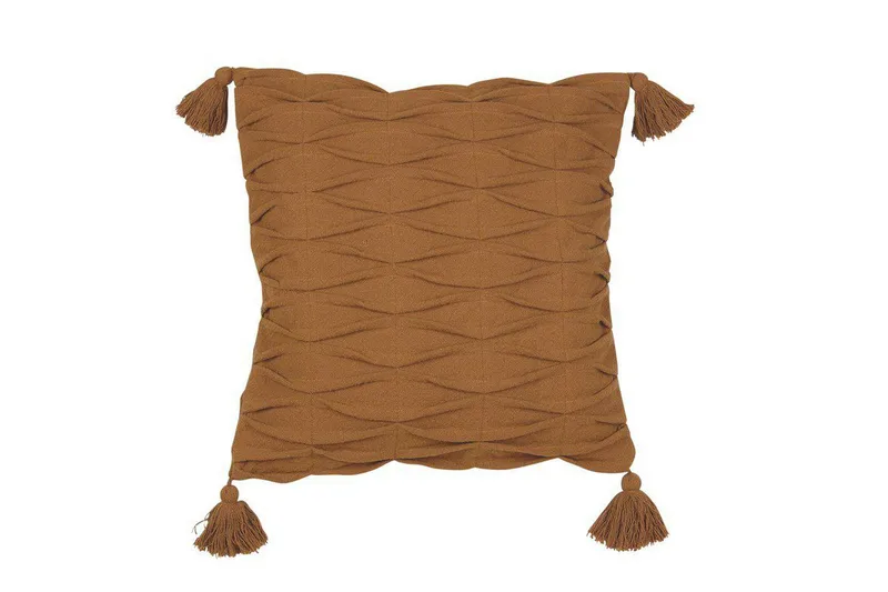 Soraya Kuddfodral 48x48 cm - Konjak - Textilier & mattor - Kuddar & plädar - Prydnadskuddar & kuddfodral