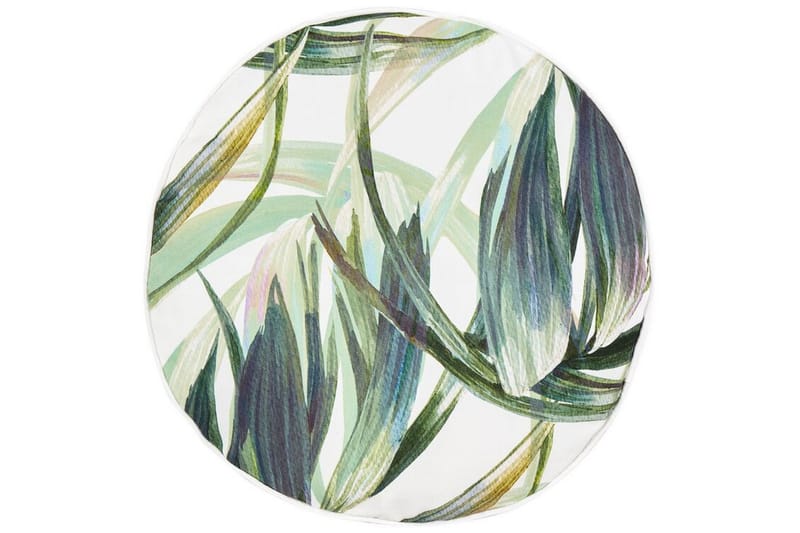 SOREL Utomhuskudde 40 cm Rund Grön/Vit