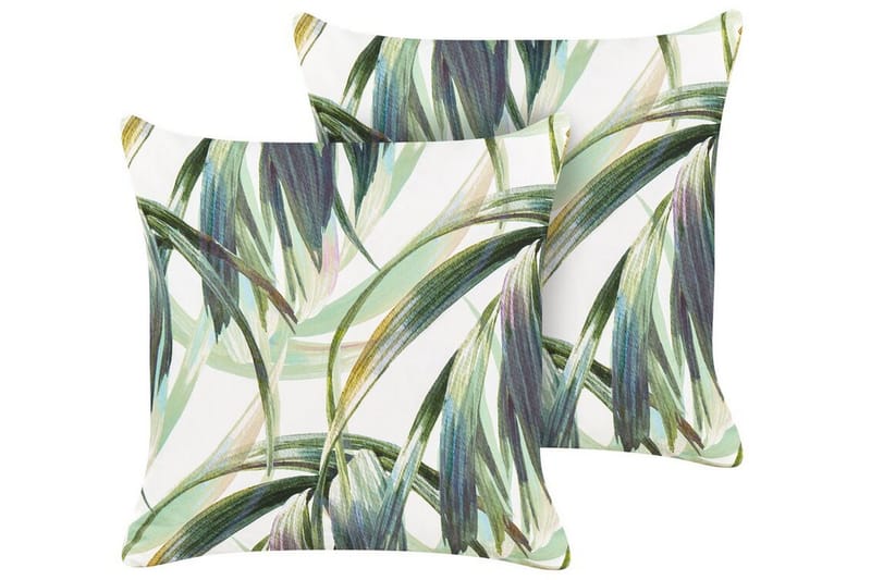 Sorel Utomhuskudde 45x45 cm - Grön/Vit - Textilier & mattor - Kuddar & plädar - Utomhuskudde