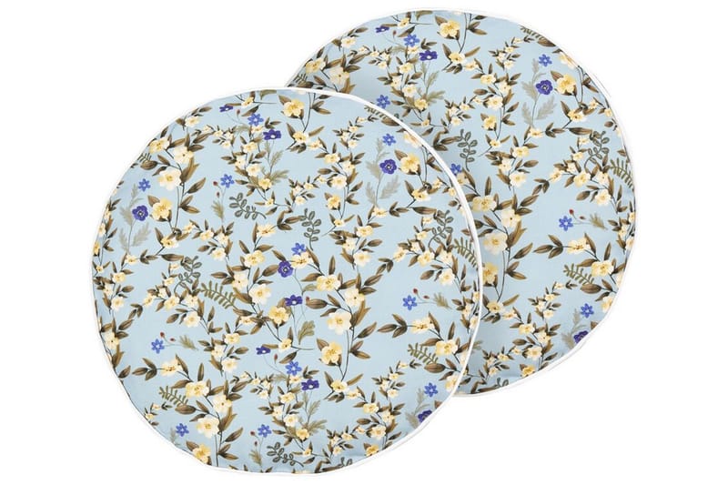 SPECCHIA Utomhuskudde 40 cm Rund Blå/Grön/Gul - Textilier & mattor - Kuddar & plädar - Utomhuskudde